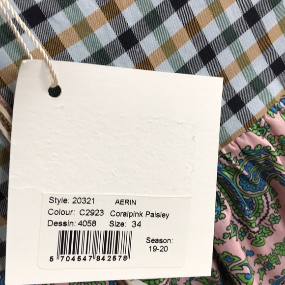 NWT BAUM UND PFERDGARTEN
Aerin gathered printed cotton-poplin maxi dress - Picture 12 of 15